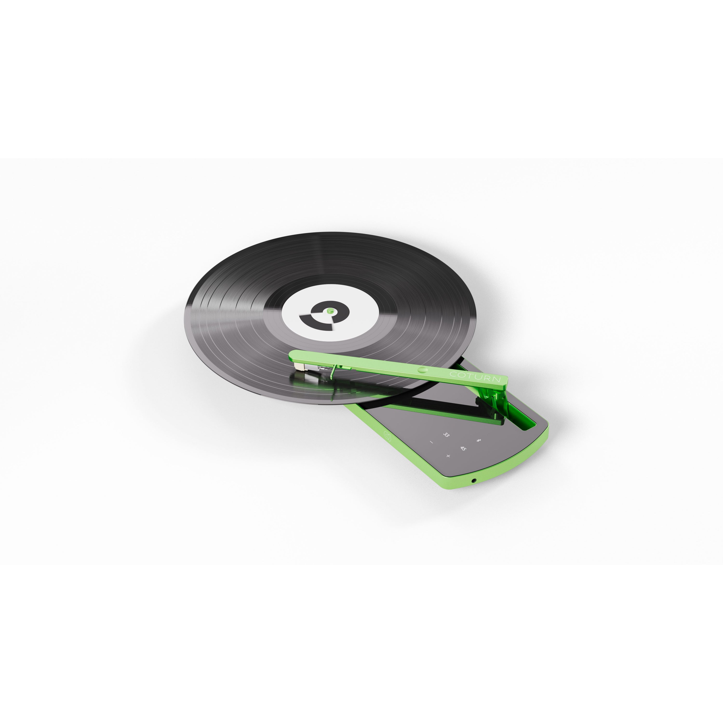 Portable Bluetooth Turntable – Coturn CT-01 Green