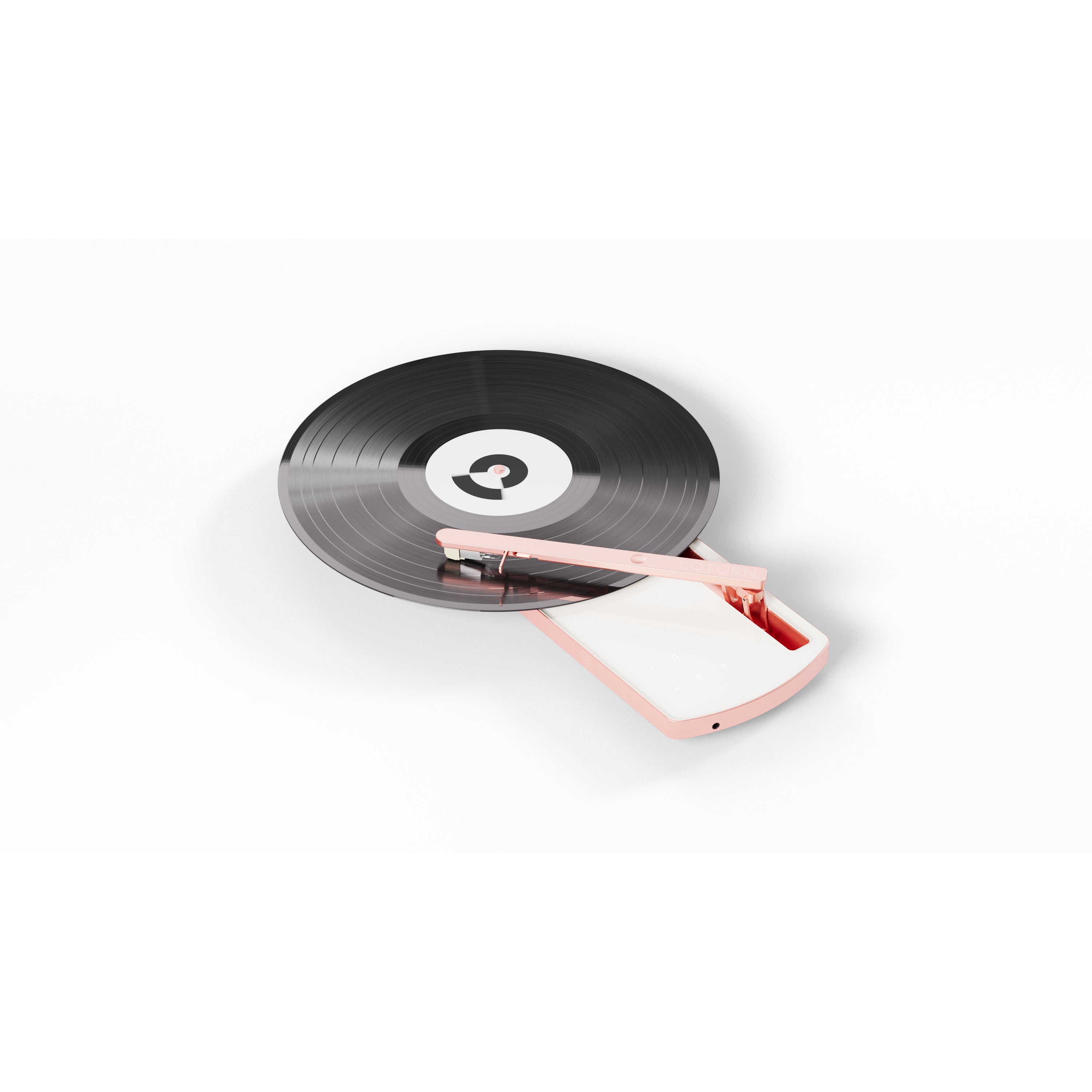 Portable Bluetooth Turntable – Coturn CT-01 Blue