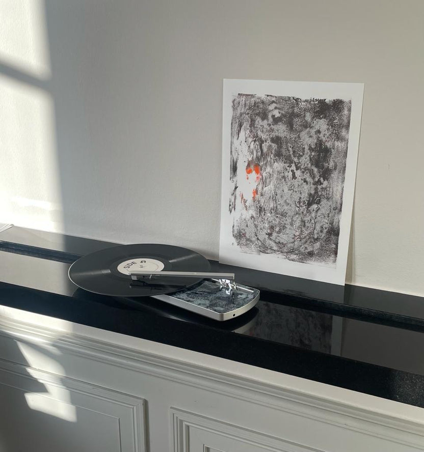 Tragbarer Plattenspieler Record Player Portabler Plattenspieler Coturn